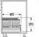 Hailo AS Separato K 600 20/20 - vestavn tdi odpadu 2