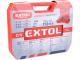 hlavice nstrn, sada 172ks, 1/4', 3/8' a 1/2', CrV 2