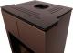 Krbov kamna AQUAFLAM VARIO  SAPORO 11/5kW hnd - sametov, elektronick regulace 5