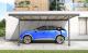 kovov psteek / carport TRIGANO JARDIN MISTRAL WALL 2