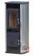Krbov Kamna Milano II B ern, nerez-inox 5
