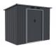 plechov domek LANITPLAST HALLE 74 ANTRACIT 2