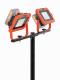 POWDP8035 - Aku LED svtilna na stativu 2x20V  plus  220V 2x20W (bez AKU) 6