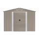 Riwall PRO RMSA 12x10 Brown - zahradn domek kovov 3 x 3,7 m se sedlovou stechou hnd 3