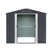 Riwall PRO RMSA 6x8 Anthracite - zahradn domek kovov 2,4 x 1,7 m se sedlovou stechou Antracit 2