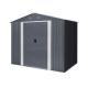 Riwall PRO RMSA 6x8 Anthracite - zahradn domek kovov 2,4 x 1,7 m se sedlovou stechou Antracit 4