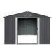Riwall PRO RMSA 8x10 Anthracite - zahradn domek kovov 3 x 2,4 m se sedlovou stechou antracit 2
