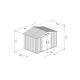 Riwall PRO RMSA 8x10 Brown - zahradn domek kovov 3 x 2,4 m se sedlovou stechou hnd 9