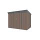 Riwall PRO RMSP 6x8 Brown - zahradn domek kovov 2,4 x 1,8 m s pultovou stechou hnd 2