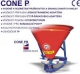 Jednokotouov rozmetadlo CONE P 500 1