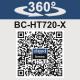 Scheppach BC-HT720-X - aku 20 V plotostih (bez baterie a nabjeky) 2