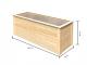 vyven zhon KARIBU HOCHBEET 282 (91549) natur 1
