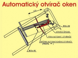 Automatick otvra sklenkovch oken pro sklenky VARIANT