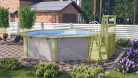 bazn KARIBU model X2 vetn mal terasy (39060) 4,7 x 4,7 m ed