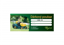 Drkov poukaz v hodnot 2 000,-K