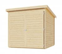dřevěná garáž KARIBU FAHRRADGARAGE (38647) natur