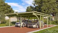 dvojit carport KARIBU ECO 2B 62043