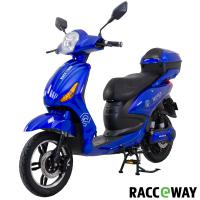 Elektrosktr RACCEWAY E-MOPED, modr-leskl s bateri 20Ah