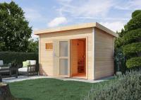 finsk sauna KARIBU SKROLLAN 3 (86308) s pedsn
