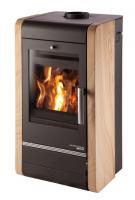 HAAS+SOHN AVESTA II krbov kamna s vmnkem - ern / Woodstone Prestige