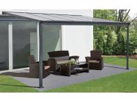 hlinkov pergola LANITPLAST WALL 33 antracit + ir PC