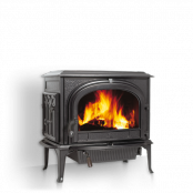 Jotul F 500 ECO SE BP litinov kamna - ern lak / dvka bez ozdobnch pek