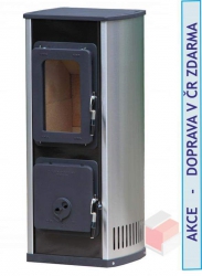 Krbov Kamna Milano II B ern, nerez-inox
