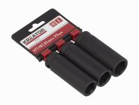 KRT095200 - 3ks nstrnch hlavic 17-19-21mm prodlouen 1/2
