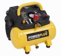 POWX1721 - Kompresor 1100W 6L 8bar bezolejov