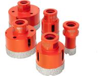 sada 5ks vykruovacch diamantovch korunek, O 20-35-45-55-68mm, zvit M14