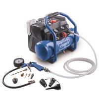 Scheppach C-ACT160/6-X - 20 V aku bezolejov kompresor 6 l (bez baterie a nabjeky)