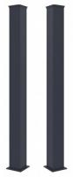 Sloupek G21 pro branku a brnu 15x190 cm s patkou, antracitov, 2 kusy