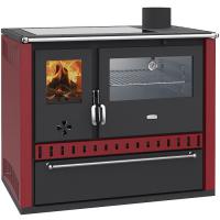Spork na tuh paliva s teplovodnm vmnkem PRITY GT W10 FI G DR, nerezov trouba, burgundy, prav