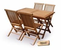Stolov sestava TEAK POHODA SET 4 + DREK