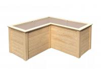vyven zhon KARIBU HOCHBEET 280 L-FORM (23626) natur