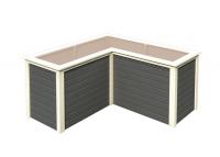 vyven zhon KARIBU HOCHBEET 190 L-FORM (23622) ed